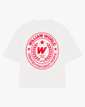 William World Emblem playera oversize