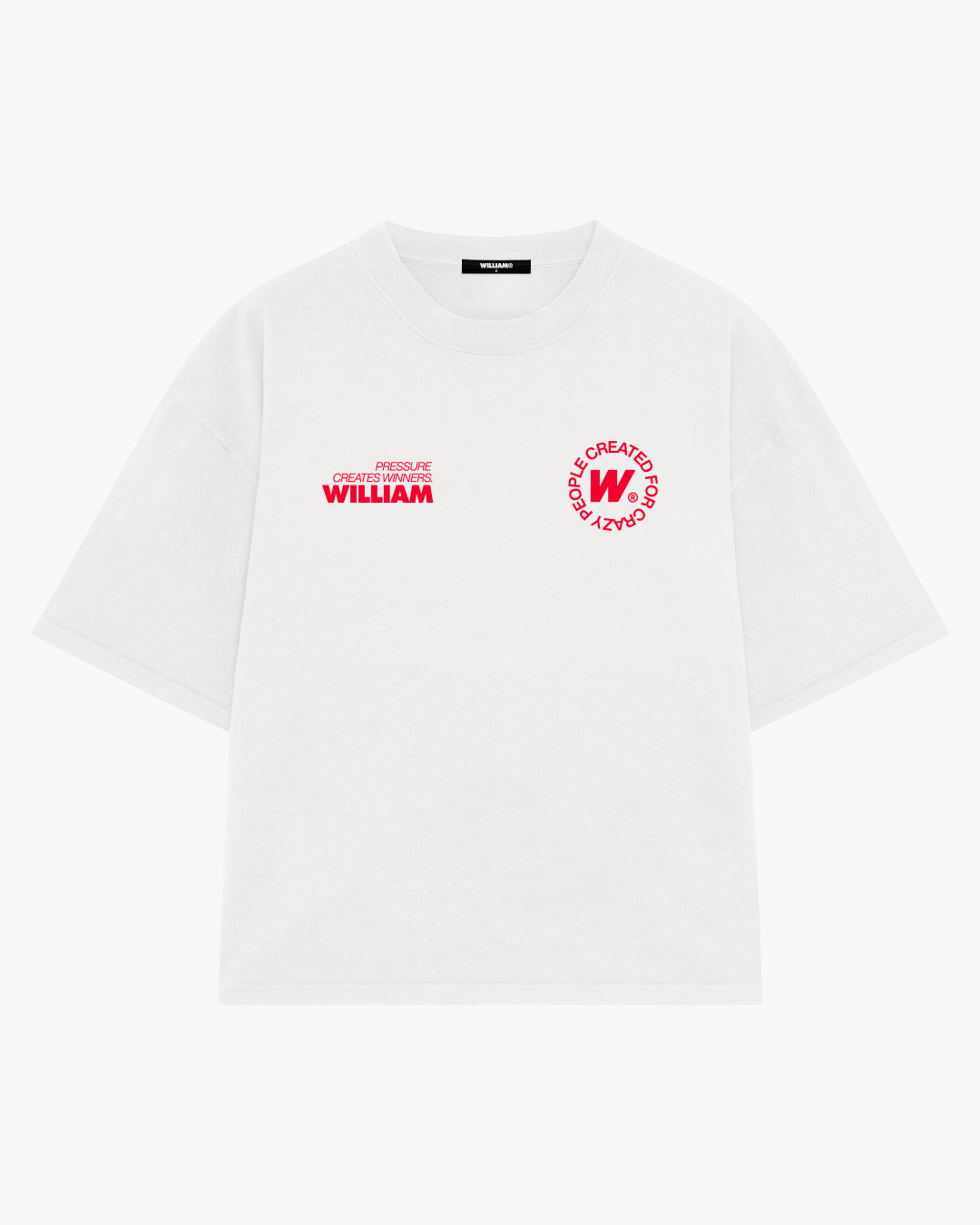 William World Emblem playera semi oversize