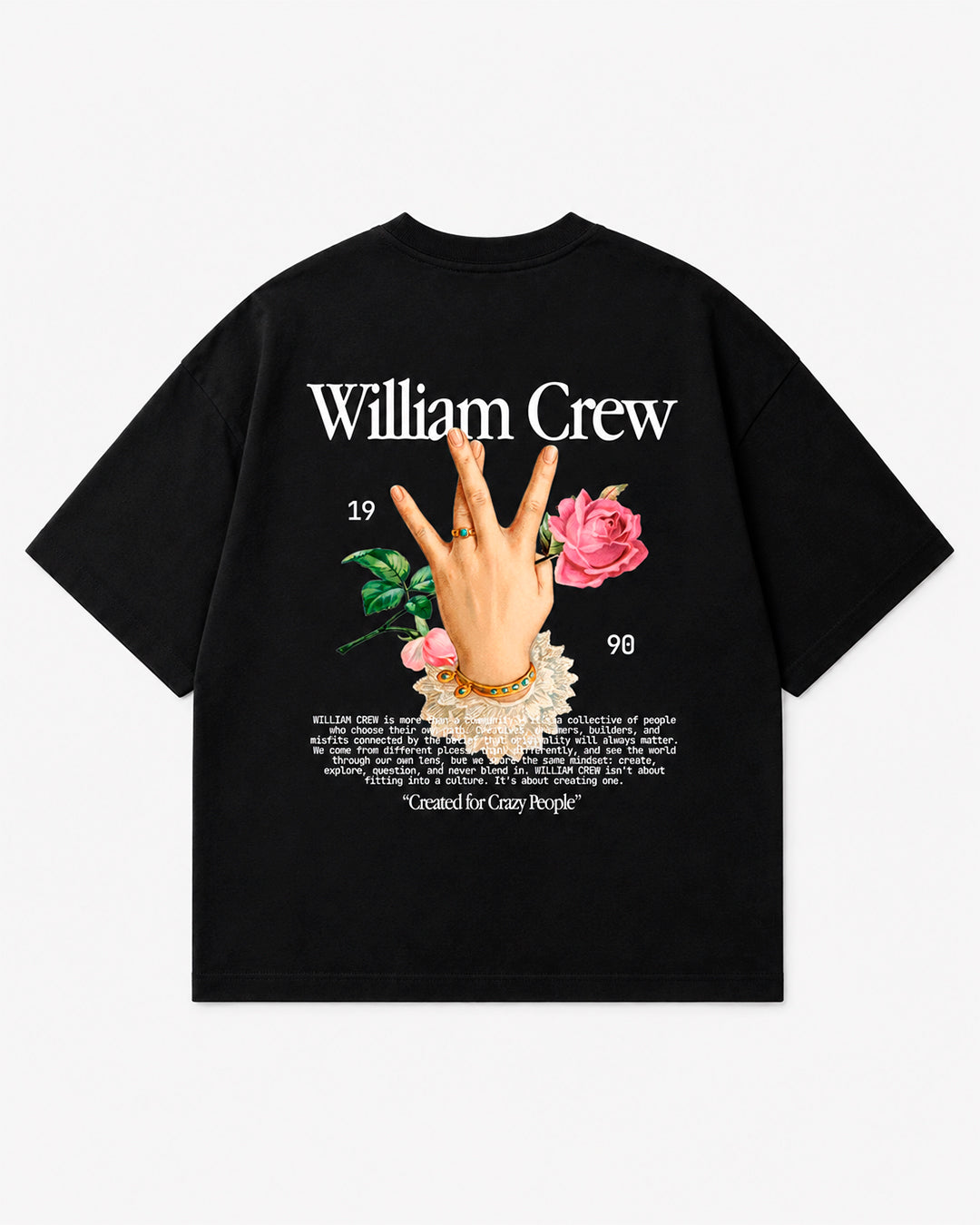 William Crew playera oversize