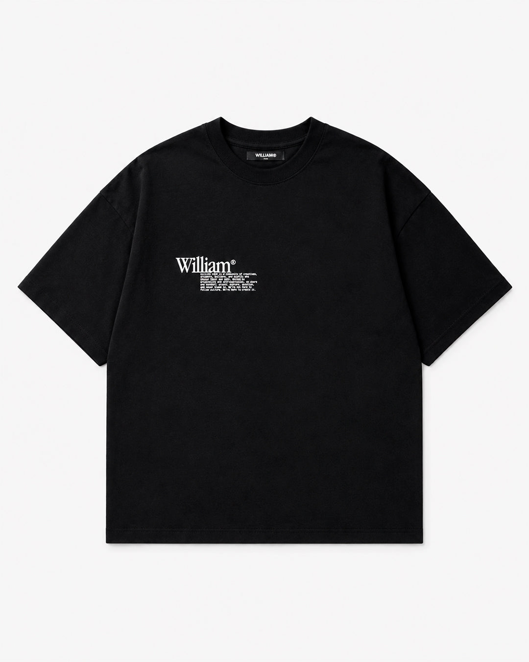 William Crew playera oversize