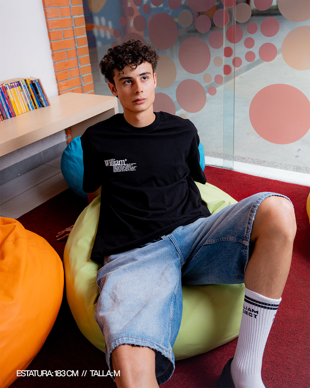 William Crew playera oversize