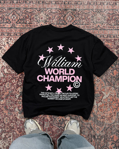 William World Champion playera semi oversize