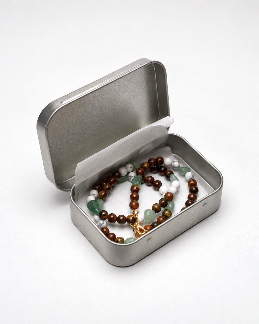 Forest collar dentro de su lata William Mints